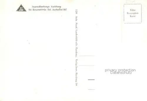 AK / Ansichtskarte Ascheffel Jugendherberge Aschberg Ascheffel