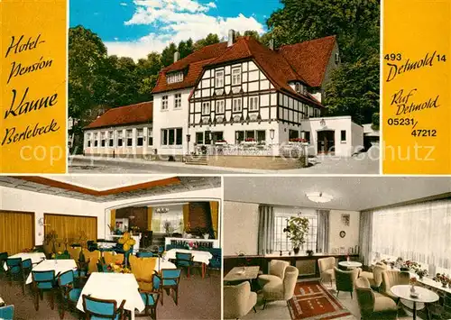AK / Ansichtskarte Detmold Hotel Pension Kanne Berlebeck Detmold