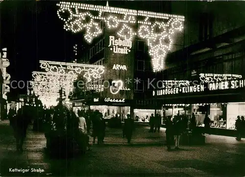 AK / Ansichtskarte Essen_Ruhr Kettwiger Strasse 16. Essener Lichtwochen  Essen_Ruhr