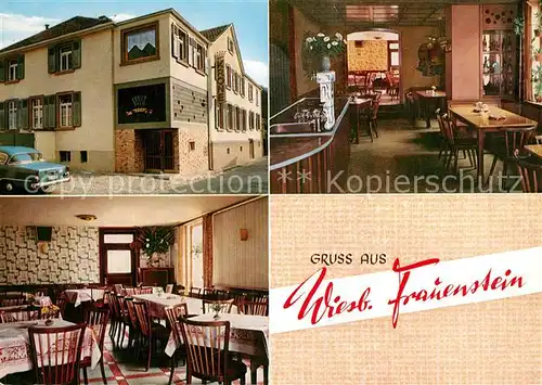AK / Ansichtskarte Frauenstein_Wiesbaden Gasthaus Pension Zur Krone  Frauenstein_Wiesbaden
