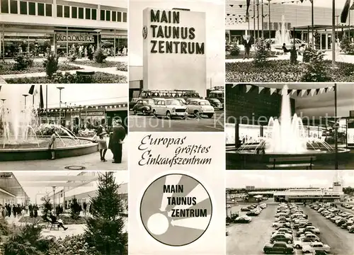 AK / Ansichtskarte Sulzbach_Taunus 
Main Taunus Zentrum Woolworth Hertie 
 Sulzbach Taunus