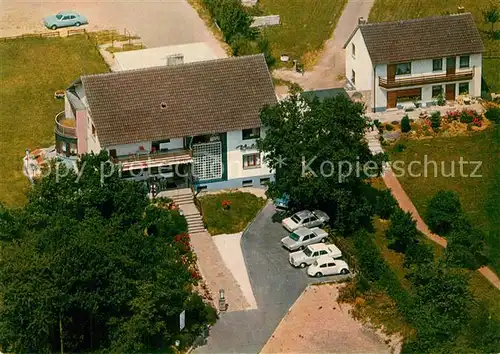 AK / Ansichtskarte Holzem_Eifel Hotel Pension Waldhof Fliegeraufnahme Holzem Eifel