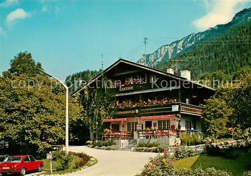 AK / Ansichtskarte Bischofswiesen Gasthaus Pension Watzmannstube Bischofswiesen