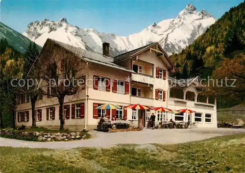 AK / Ansichtskarte Oberstdorf Alpengasthof Spielmannsau  Oberstdorf