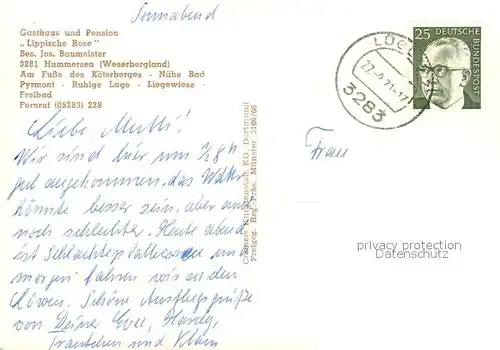 AK / Ansichtskarte Hummersen Fliegeraufnahme Hummersen