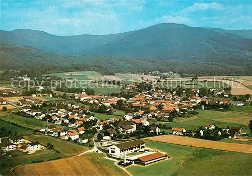 AK / Ansichtskarte Arnbruck Gemeindezentrum Haus des Gastes Hallenbad Fliegeraufnahme Arnbruck