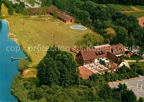 AK / Ansichtskarte Nettetal Hotel Restaurant Strandbad Krickenbeck Fliegeraufnahme  Nettetal