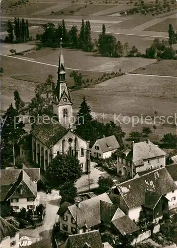 AK / Ansichtskarte Wahlwies Fliegeraufnahme Kirche  Wahlwies