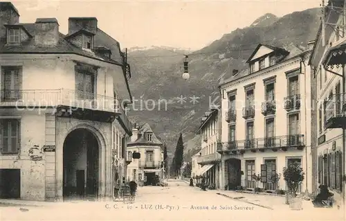 AK / Ansichtskarte Luz Saint Sauveur_Hautes_Pyrenees Avenue de Saint Sauveur Luz Saint Sauveur_Hautes