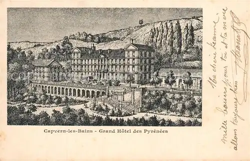 AK / Ansichtskarte Capvern_les_Bains Grand Hotel des Pyrenees Capvern_les_Bains