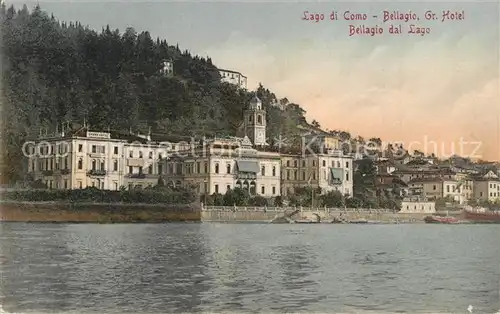 AK / Ansichtskarte Bellagio_Lago_di_Como Grand Hotel  Bellagio_Lago_di_Como