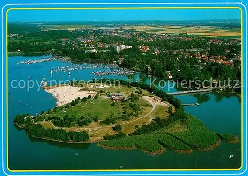 AK / Ansichtskarte Steinhude Fliegeraufnahme Badeinsel Steinhude