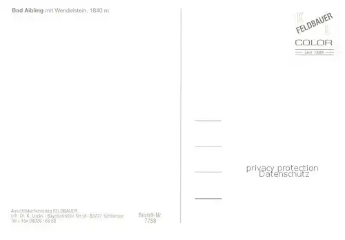 AK / Ansichtskarte Bad_Aibling Fliegeraufnahme mit Wendelstein Bad_Aibling