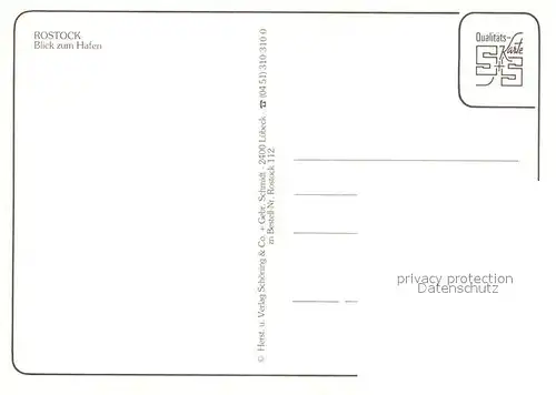 AK / Ansichtskarte Rostock_Mecklenburg Vorpommern Fliegeraufnahme mit Hafen Rostock