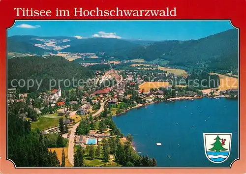 AK / Ansichtskarte Titisee Neustadt Fliegeraufnahme  Titisee Neustadt