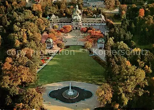 AK / Ansichtskarte Bad_Oeynhausen Fliegeraufnahme Kurpark Bad_Oeynhausen