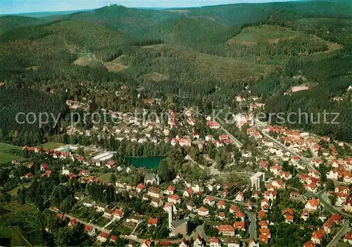 AK / Ansichtskarte Bad_Sachsa_Harz Fliegeraufnahme Parkhotel Kurhaus Haus Geogi Bad_Sachsa_Harz