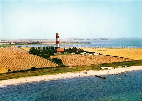 AK / Ansichtskarte Insel_Fehmarn Fliegeraufnahme Fl?gger Leuchtturm Insel Fehmarn