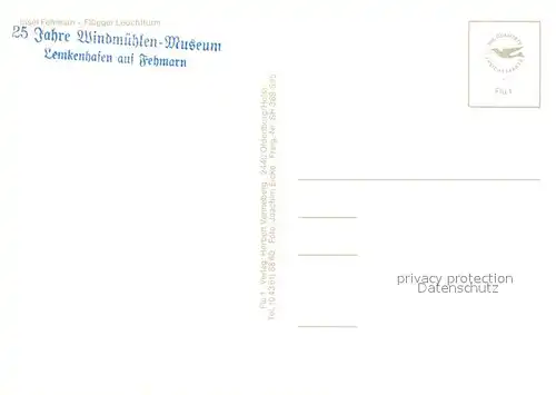 AK / Ansichtskarte Insel_Fehmarn Fliegeraufnahme Fl?gger Leuchtturm Insel Fehmarn