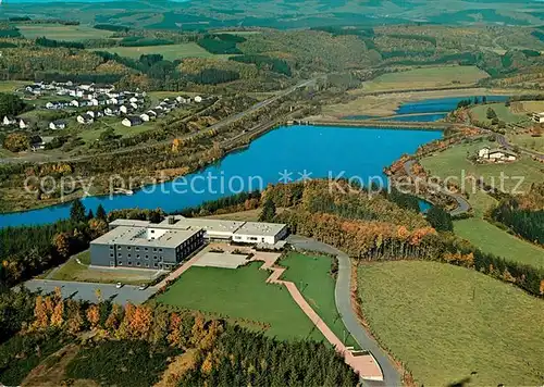 AK / Ansichtskarte Biggesee Fliegeraufnahme Jugendherberge mit Eichhagen Biggesee