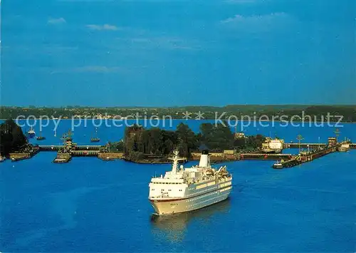 AK / Ansichtskarte Kiel Fliegeraufnahme Holtenauer Schleusen Kiel