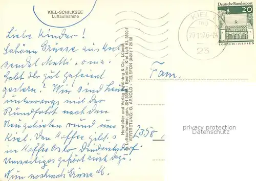 AK / Ansichtskarte Schilksee Fliegeraufnahme Schilksee