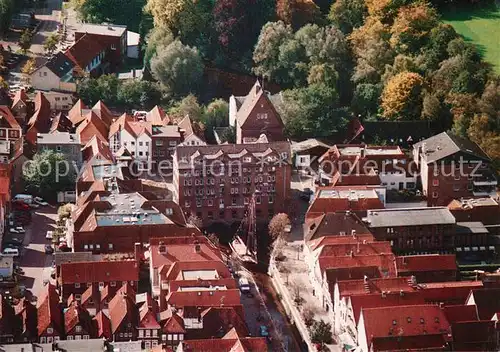 AK / Ansichtskarte Buxtehude Fliegeraufnahme Hotel Zur M?hle Buxtehude