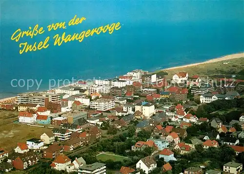 AK / Ansichtskarte Wangerooge_Nordseebad Fliegeraufnahme Wangerooge_Nordseebad