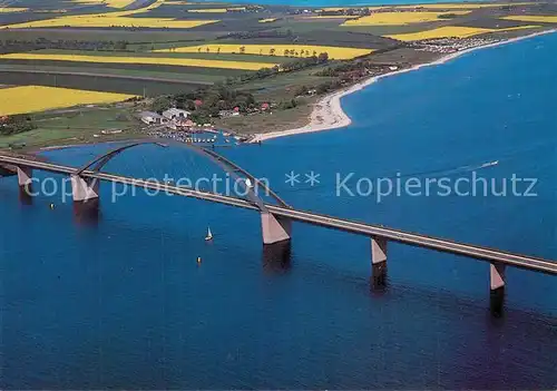 AK / Ansichtskarte Fehmarnsundbruecke Fliegeraufnahme 