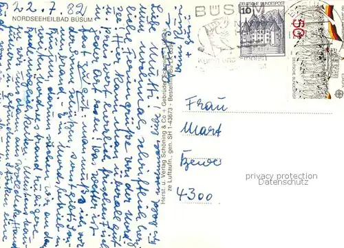 AK / Ansichtskarte Buesum_Nordseebad Fliegeraufnahme Buesum_Nordseebad