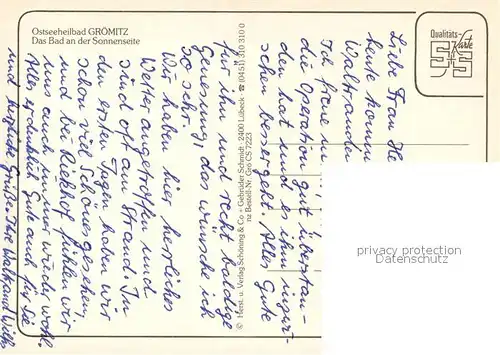 AK / Ansichtskarte Groemitz_Ostseebad Fliegeraufnahme Groemitz_Ostseebad