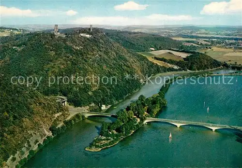 AK / Ansichtskarte Hohensyburg mit Hengsteysee Fliegeraufnahme Hohensyburg