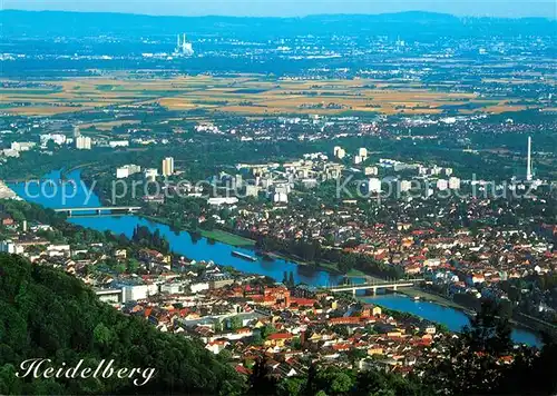 AK / Ansichtskarte Heidelberg_Neckar Fliegeraufnahme Heidelberg Neckar