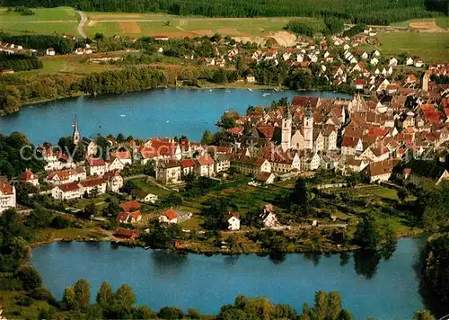 AK / Ansichtskarte Bad_Waldsee Fliegeraufnahme Bad_Waldsee