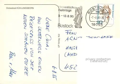 AK / Ansichtskarte Kuehlungsborn_Ostseebad Fliegeraufnahme Kuehlungsborn_Ostseebad