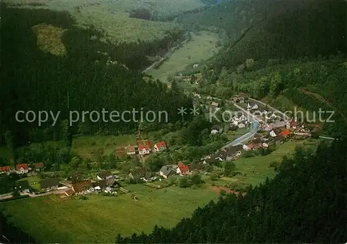 AK / Ansichtskarte Neuhaus_Solling Fliegeraufnahme mit OT Fohlenplacken Neuhaus Solling