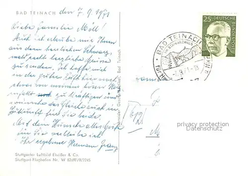 AK / Ansichtskarte Bad_Teinach Zavelstein Fliegeraufnahme Bad_Teinach Zavelstein