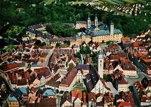 AK / Ansichtskarte Bad_Mergentheim Fliegeraufnahme mit Schloss Bad_Mergentheim