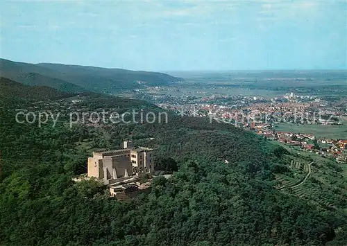 AK / Ansichtskarte Neustadt_Weinstrasse Hambacher Schloss Fliegeraufnahme Neustadt_Weinstrasse