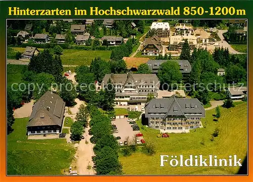 AK / Ansichtskarte Hinterzarten Foeldiklinik Fliegeraufnahme Hinterzarten