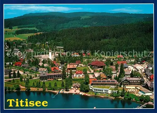 AK / Ansichtskarte Titisee Fliegeraufnahme Titisee