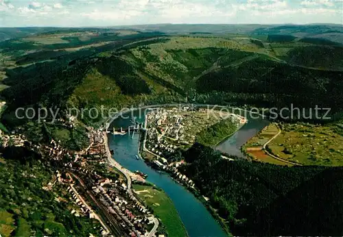 AK / Ansichtskarte Hirschhorn_Neckar Fliegeraufnahme Hirschhorn Neckar
