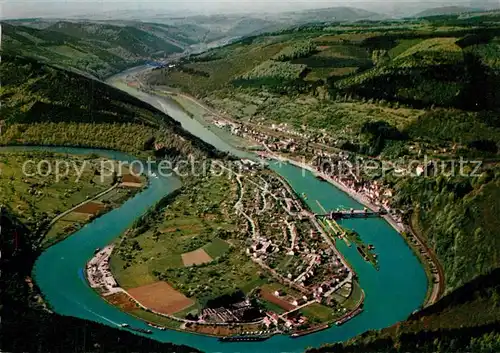 AK / Ansichtskarte Hirschhorn_Neckar Fliegeraufnahme Hirschhorn Neckar