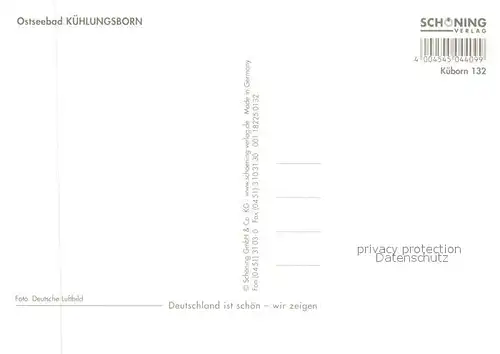 AK / Ansichtskarte Kuehlungsborn_Ostseebad Fliegeraufnahme Kuehlungsborn_Ostseebad