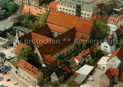 AK / Ansichtskarte Erfurt Fliegeraufnahme mit Augustinerkloster Erfurt