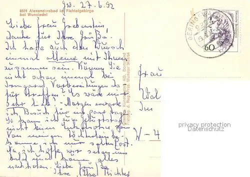 AK / Ansichtskarte Alexandersbad_Bad Fliegeraufnahme Alexandersbad_Bad