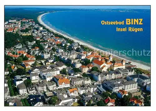 AK / Ansichtskarte Binz_Ruegen Fliegeraufnahme Binz_Ruegen