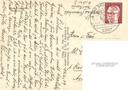 AK / Ansichtskarte Bad_Bramstedt Kurzentrum Fliegeraufnahme Bad_Bramstedt