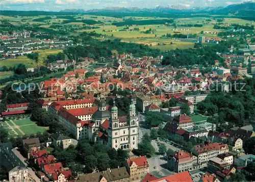 AK / Ansichtskarte Kempten_Allgaeu Fliegeraufnahme mit Kenzen Hochgebirge  Kempten Allgaeu