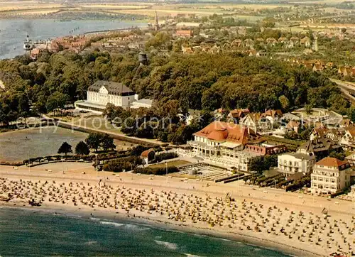 AK / Ansichtskarte Travemuende_Ostseebad Fliegeraufnahme Travemuende_Ostseebad